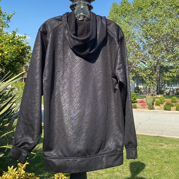 MEN’S BLACK BADGER SPORT BLACKDOGS PULLOVER HOODIE with pouch Sz S… - Picture 5 of 11